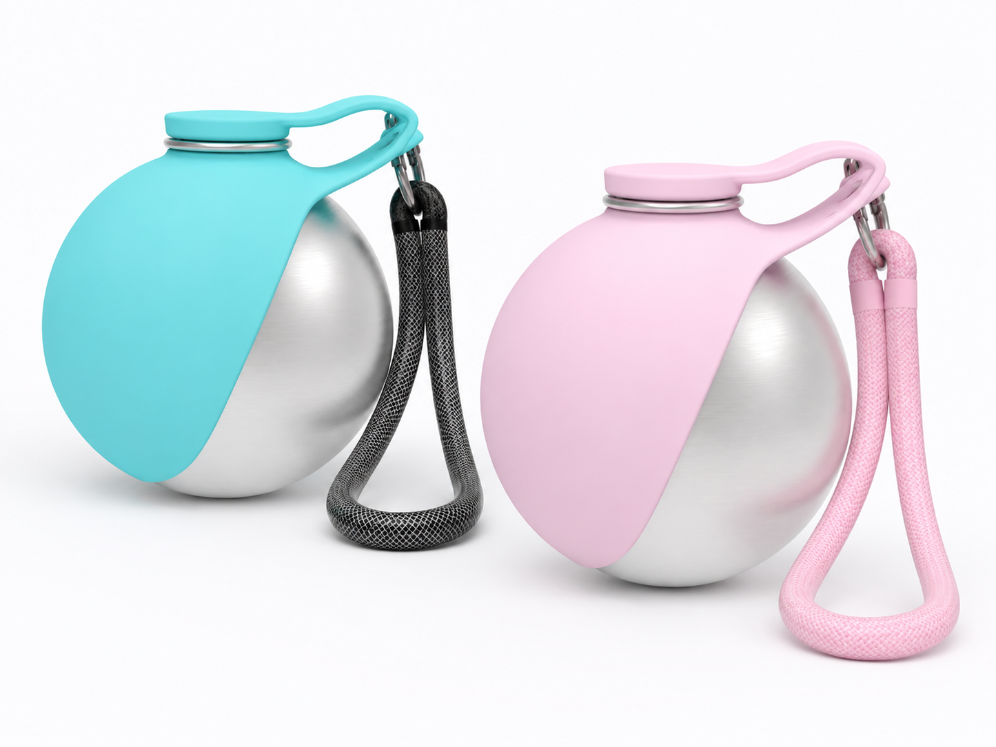 Portable Dog Water Bottle 285ml Stainless Steel Travel Dog Water Dispenser