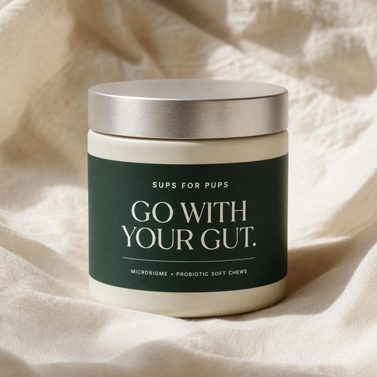 GO WITH YOUR GUT. Microbiome + Probiotic Soft Chews